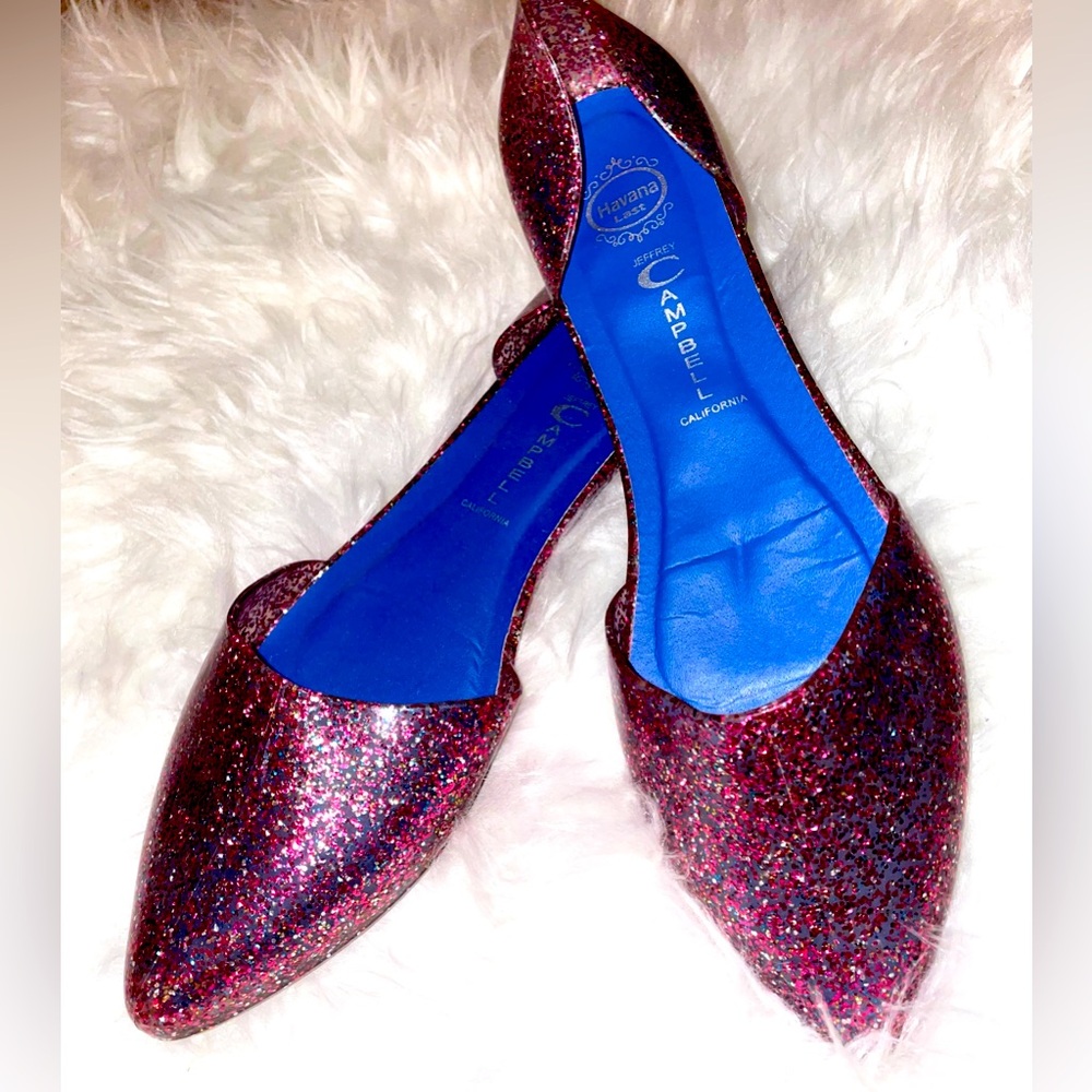JEFFREY CAMPBELL - Sparkle Havana Jelly Shoes 💖